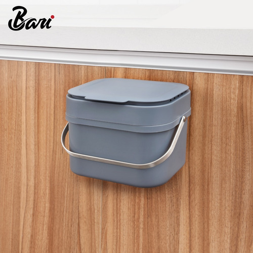 Papelera Gris De Cocina Bari