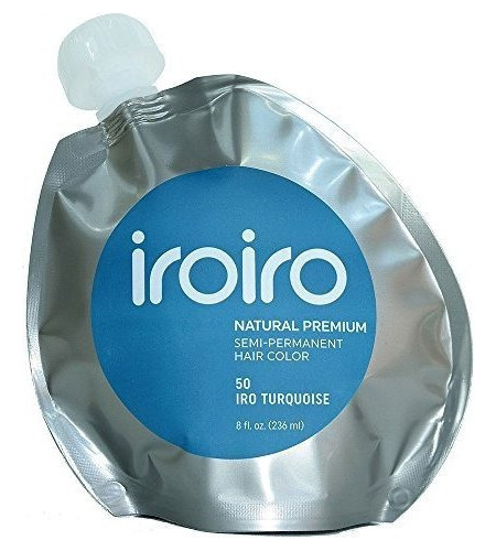 Iroiro Premium Semi-permanente Color Del Cabello 50 Iro Turq