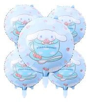Comprar Pack 5 Globos Cinnamoroll Café Redondos Metalizados 45cm
