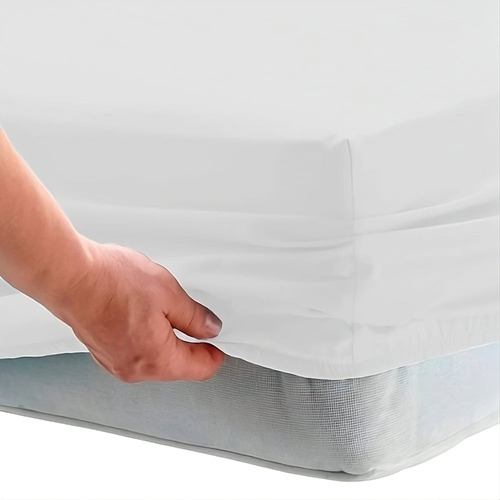 15 Lençol Solteiro Micropercal 200 Fios Luxo Com Elástico