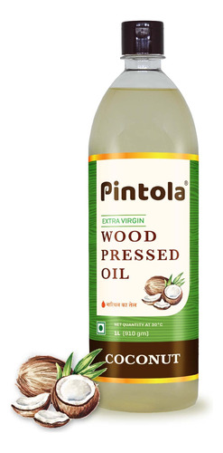 Pintola Aceite De Coco Prensado De Madera Virgen Extra, 1 Li