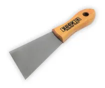 Comprar Espátula Pintor Flexible Fleje Inox 60 Mm Mango Madera Zeex