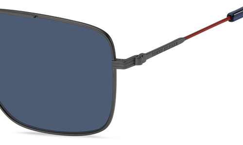 Lentes Sol Tommy Hilfiger Hombre Ruthenium 206773r8059ku Diseño Dark Ruthenium