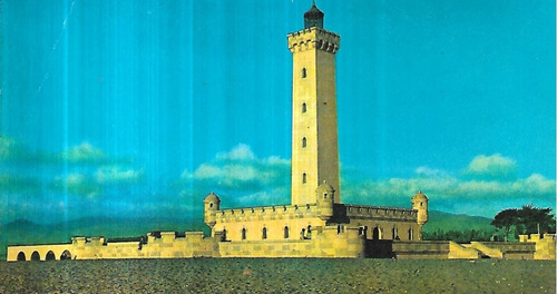 Tarjeta Postal Panorámica El Faro De La Serena 1966