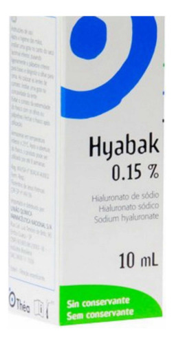 Hyabak Colírio Frasco Com 10ml