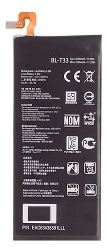 Bateria Para LG Q6 Bl T33 3000mah