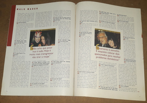 Malu Mader - Lote Com 2 Matérias Em Revistas