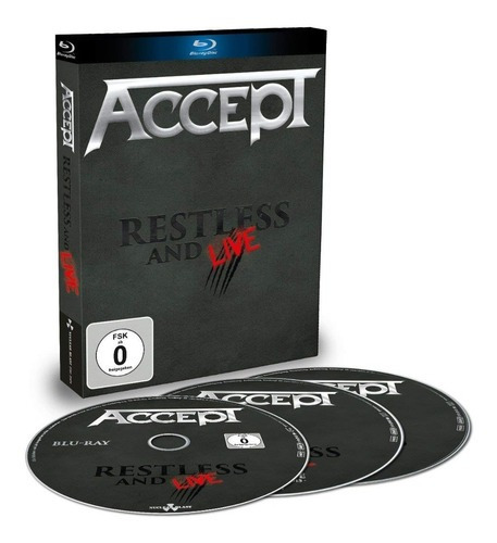 Box Blu Ray Accept Restless And Live + 2 Cd Symphonic Terror