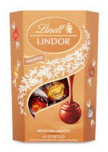 Bombones Chocolate Lindt Lindor Relleno Surtido X200g