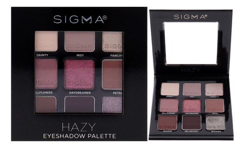 Paleta De Sombras De Ojos Sigma Beauty Hazy Para Mujer, 1 Ml