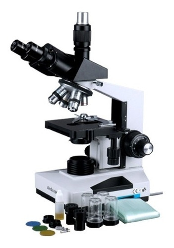 Imagen 1 de 6 de Microscopio Compuesto, Wf10&nbsp;x Oculares, 40x -1000x.