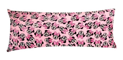 Almohada Abrazable Larga Body Pillow Pink Minnie Disney