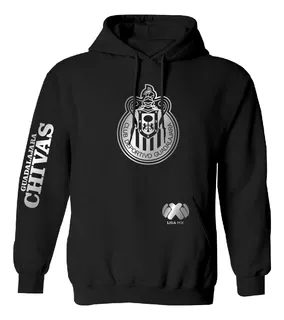 Sudadera Mod Chivas Guadalajara Liga Mx Edición Silver