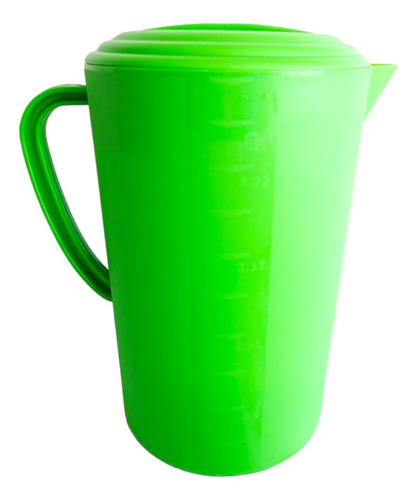 Jarra De Plástico Con Tapa 5 Litros Varios Colores 12 Piezas
