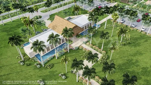 Encantadora Nueva Casa En Lote Residencial En La Riviera Maya