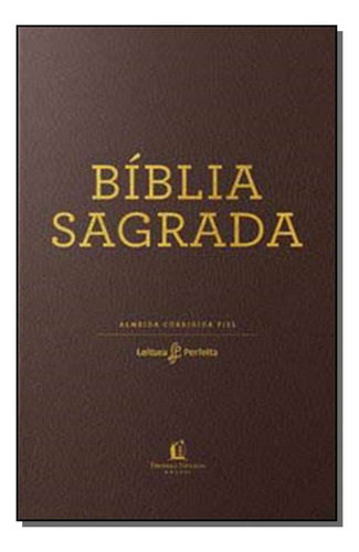 Libro Biblia Leitura Perfeita - Acf - Capa Marrom De Editora