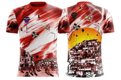 Camisetas infantil da Quebrada favela Chave Peita Vários tamanhos PAC05
