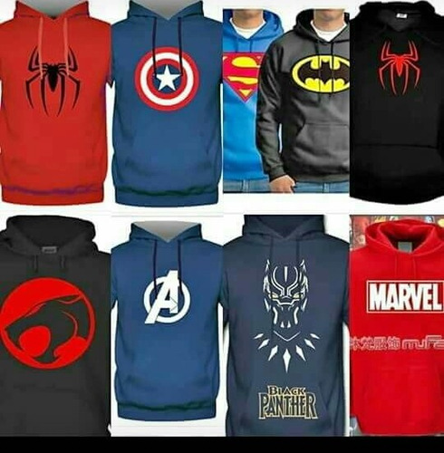 Poleras Superheroes Superman Batman Flash Capitan America ..