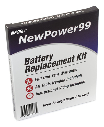 Newpower99 Kit De Batería Con Herramientas, Instrucciones .