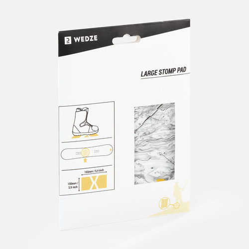 Pad Antiderrapante Snowboard Dreamscape Cor Branco