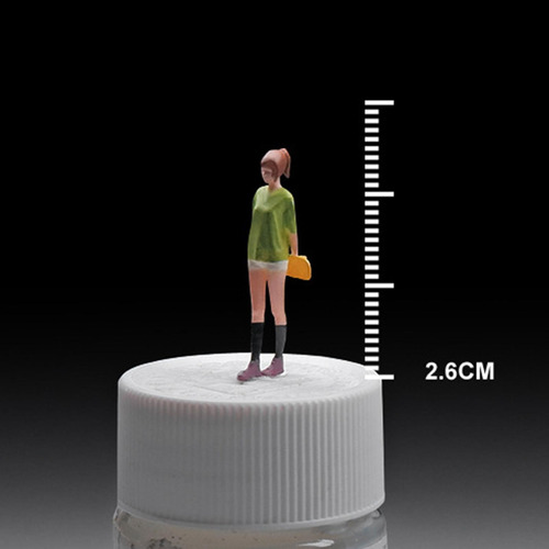 Figura 1:64 Modelo De Personas En Miniatura Pintada A Mano R