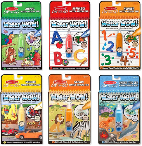 Water Wow Libros Para Colorear Con Agua Mellisa And Doug 