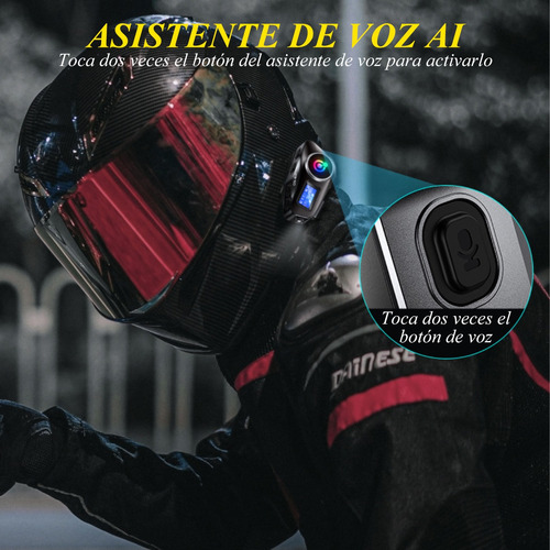 Par De Intercomunicadores Para Cascos De Moto Con Bluetooth