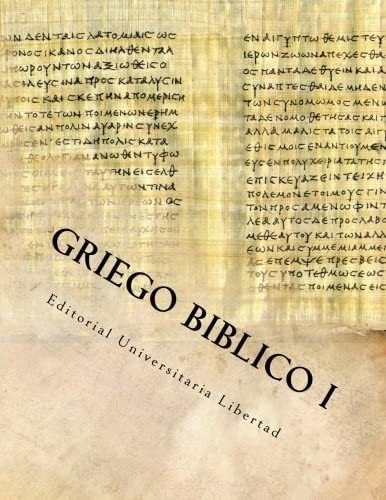 Libro: Griego Bíblico I: Departamento De Educación Teológica