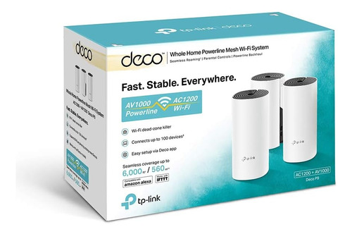 Whole Home Hybrid Mesh Wi-fi Tp-link Tl-deco P9 (2-pack)