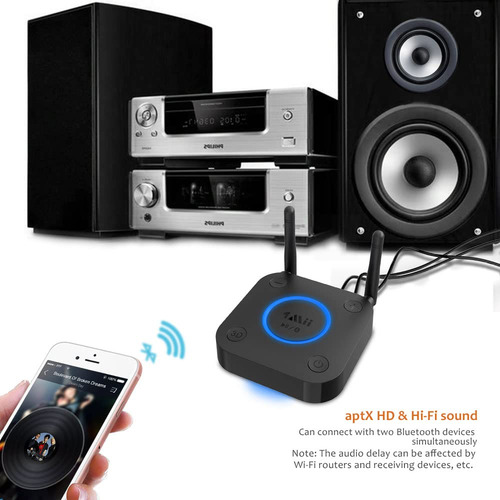 Receptor Bluetooth De Largo Alcance Hifi Aptx Hd 5.1