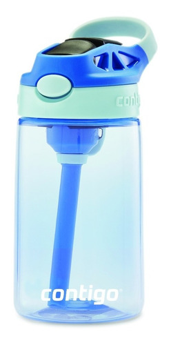 Garrafinha Infantil Com Canudo Autospout Contigo ® Kids Azul