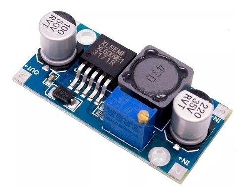 5 Pzas Xl6009 Elevador De Voltaje Step Up 10w 3a Boost Dc-dc