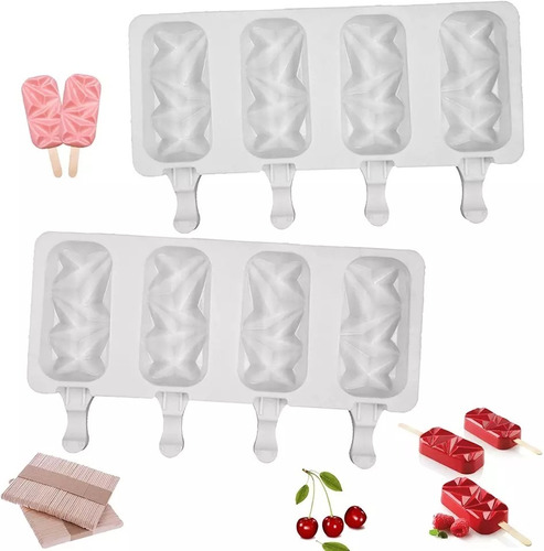 Molde Para Paletas Cakesicles Diamante