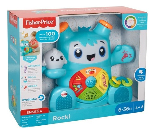 Fisher Price Rocky Aprende Y Baila Mas De 100 Canciones