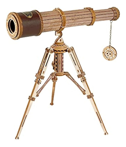 Rowood Telescope 3d Puzzles Para Adultos, Diy Wooden Model B