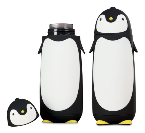 Termo Taza En Forma De Pinguino Negro H1293