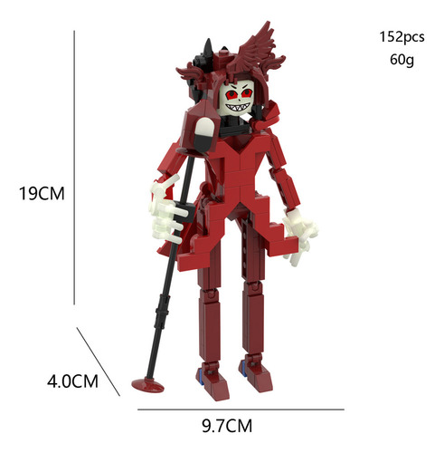 Figuras De Juguete New Hazbin Hotel Hell Inn Block, 6 Unidad