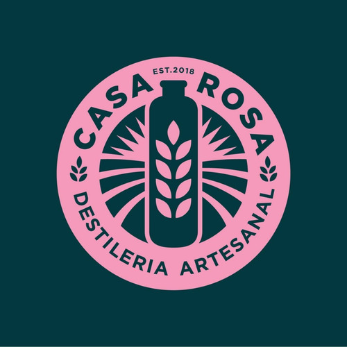 Imagen 4 de 10 de Gin Casa Rosa Ají Calchaquí 500ml. - Artesanal