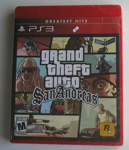 Jogo DVD Grand Theft Auto ( San Andreas ) de PlayStation 2! Paralelo!