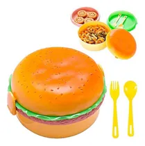 Comprar Táper Hamburguesa Lonchera De Alimentos Para Niños Cubiertos