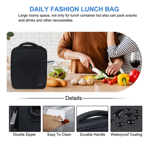 Lonchera Hemienk Para Hombre, Lonchera Grande Para Adultos W