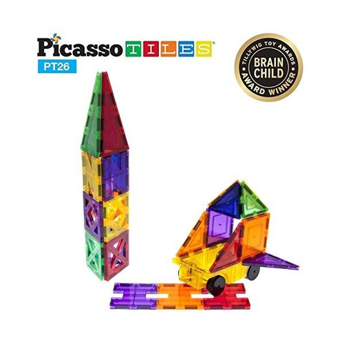 Picassotiles 26 Piezas De Los Bloques Huecos 26pcs Inspirada