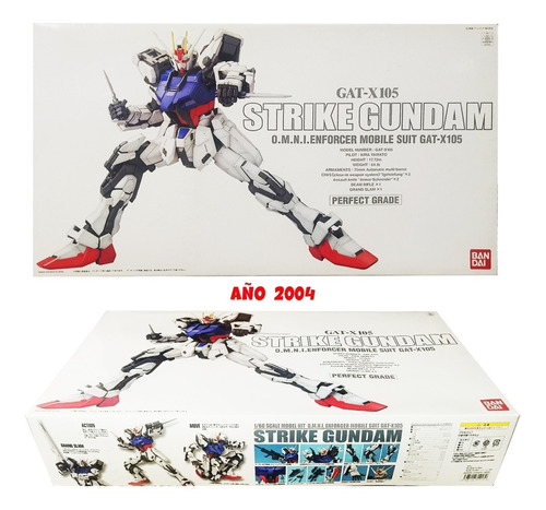 Strike Gundam Gat-x105 Perfect Bandai Año 2004 Original