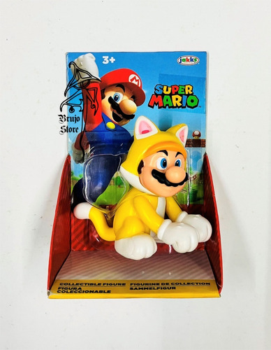 Figura World Of Nintendo Cat Mario Felino 6cm Brujostore