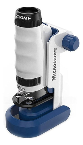 Microscopio Monocular Niños Educativo Kit De Bolsillo Juego