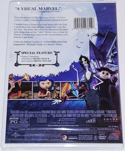 Imagen 2 de 3 de Dvd Coraline
