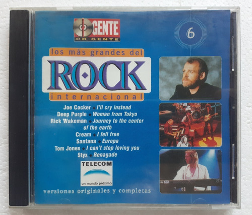 Los Mas Grandes Del Rock Internacional # 6 Gente Cd Original