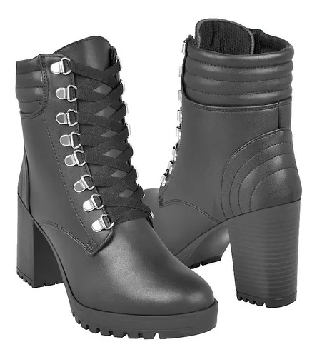 Botas Casuales Para Dama Stylo 12299 Negro Meses sin intereses