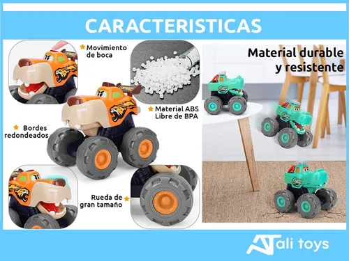 Cami n Auto Monster Jam Truck Animales Fricci n Infantil