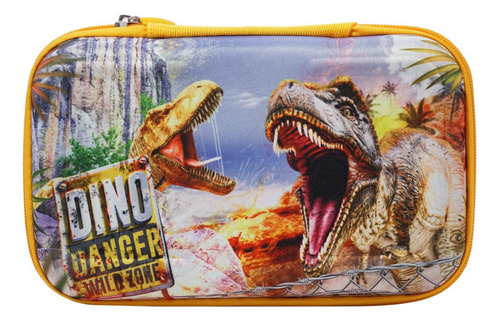 Cartuchera Lsyd Dino Ranger Rigida Dinosaurios Color Modelo 4